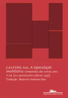 A especulaçao imobiliária  -  Italo Calvino