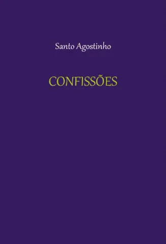 Confissões de santo agostinho pdf